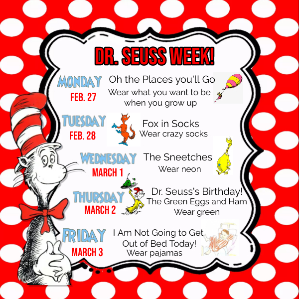 Dr. Seuss Week Santaquin Elementary